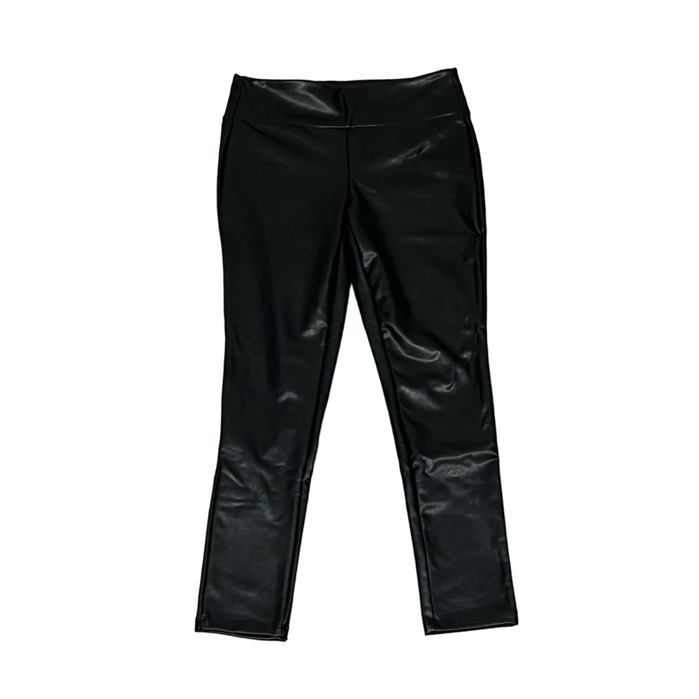 Kendall + Kilye Faux‎ Leather Leggings, Sz M, 746-E